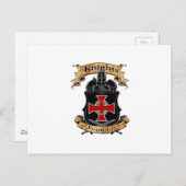 Knight Templar Briefkaart (Voorkant / Achterkant)