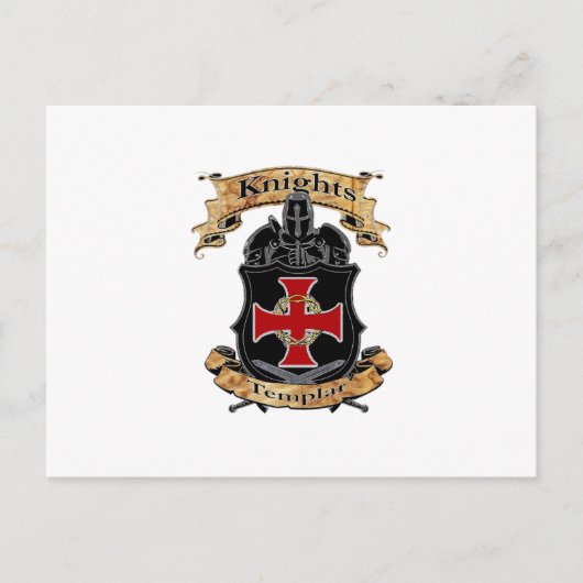 Knight Templar Briefkaart (Voorkant)