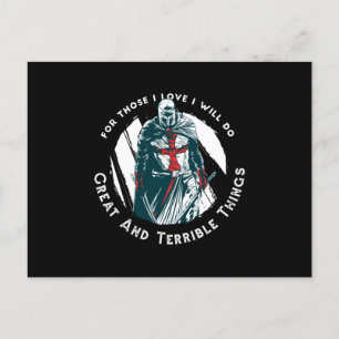 Knight templar briefkaart