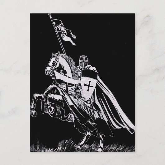 Knight Templar Briefkaart (Voorkant)