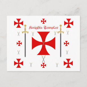 Knight Templar Briefkaart