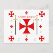Knight Templar Briefkaart (Voorkant)