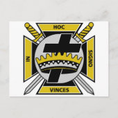 Knight Templar Briefkaart (Voorkant)