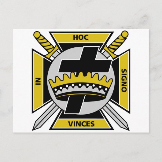 Knight Templar Briefkaart (Voorkant)