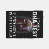 Knight Templar Christian Warrior Dna God Is My Fat Fleece Deken (Voorkant (Horizontaal))