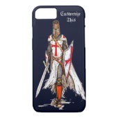 knight templar crusader iPhone 7 hoesje cover (Achterkant)