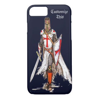 knight templar crusader iPhone 7 hoesje cover