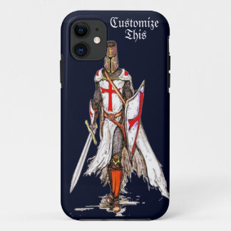 knight templar crusader-telefoonbehuizing iPhone 11 hoesje