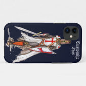 knight templar crusader-telefoonbehuizing Case-Mate iPhone case (Achterkant (horizontaal))