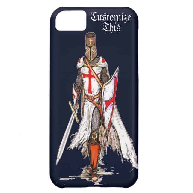 knight templar crusader-telefoonbehuizing Case-Mate iPhone case (Achterkant)