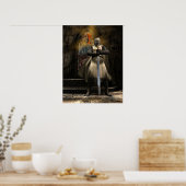 Knight Templar en Heilige Graal Poster (Keuken)