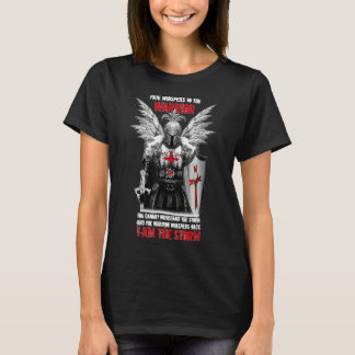 Knight Templar Fate Whispers to the Warrior Christ T-shirt
