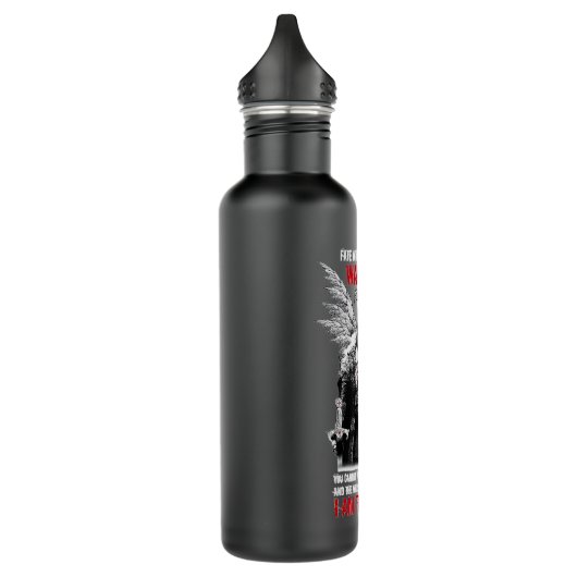 Knight Templar Fate Whispers to the Warrior Christ Waterfles (Links)