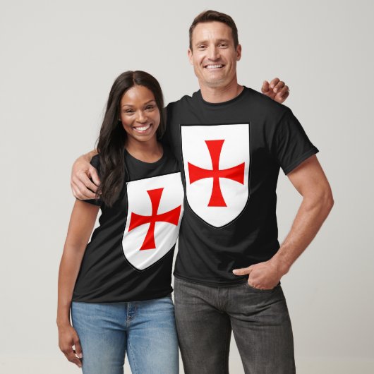 Knight Templar Flag Order of Solomon's Temple app T-shirt (Unisex)