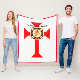 Knight Templar Fleece Deken
