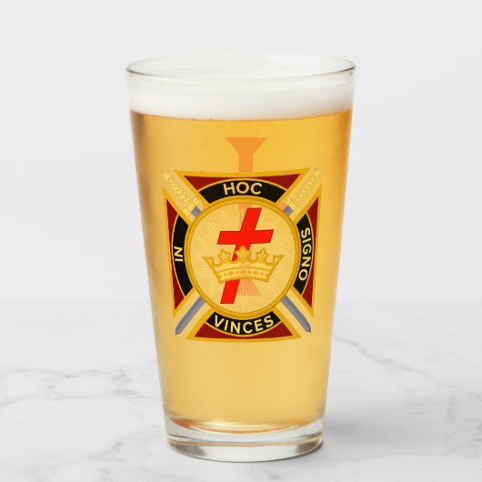 Knight Templar Glas (Voorkant gevuld)