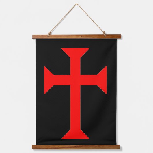 Knight Templar Hangend Wandkleed (Voorkant)
