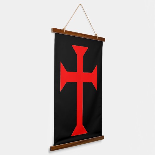 Knight Templar Hangend Wandkleed (Gebogen)