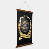 Knight Templar Hanging Tapestry Hangend Wandkleed (Gebogen)