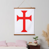 Knight Templar Hanging Tapestry Hangend Wandkleed (Slaapkamer)