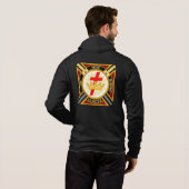 Knight Templar Hoodie (Achterkant volledig)