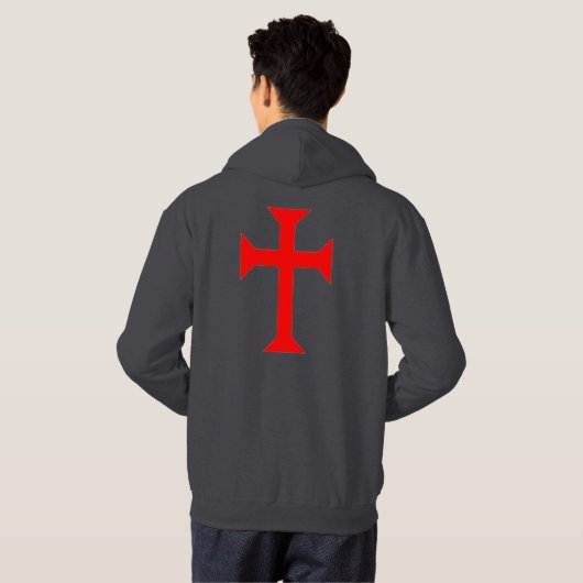 Knight Templar Hoodie (Achterkant volledig)