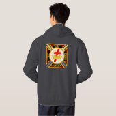 Knight Templar Hoodie (Achterkant volledig)