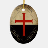 Knight Templar Keramisch Ornament (Voorkant)
