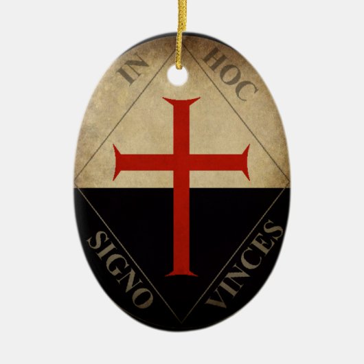 Knight Templar Keramisch Ornament (Voorkant)