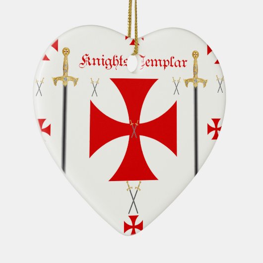 Knight Templar Keramisch Ornament (Rechts)
