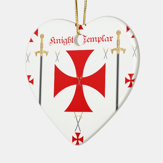 Knight Templar Keramisch Ornament (Links)