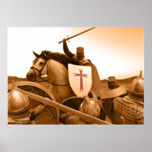 Knight Templar - kom dood Poster
