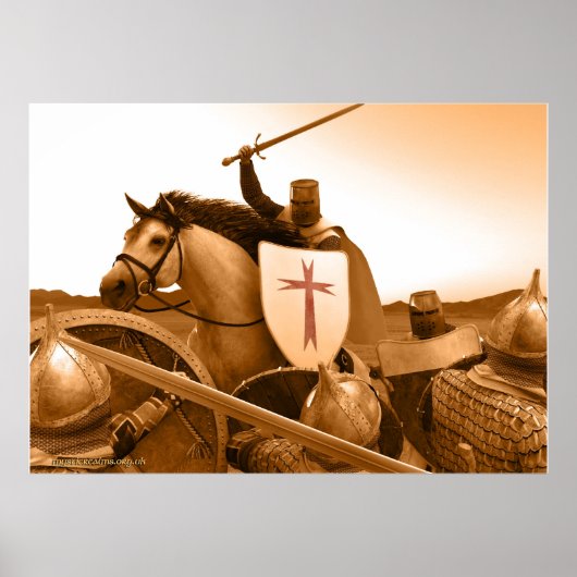 Knight Templar - kom dood Poster (Voorkant)