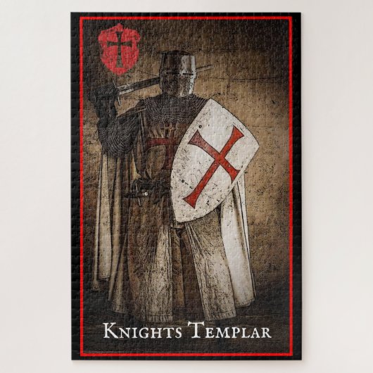 Knight Templar Legpuzzel (Verticaal)