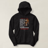 Knight Templar maakt geen misstap Hoodie (Design voorkant)