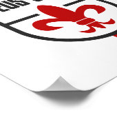 Knight Templar MOTTO DEUS VULT Poster (Hoek)