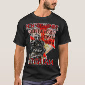 Knight Templar Non Nobis Gloriam Crusader Cross h T-shirt (Voorkant)
