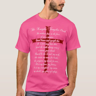 Knight Templar Oath T-shirt