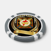 Knight Templar Poker Chips (Enkel)
