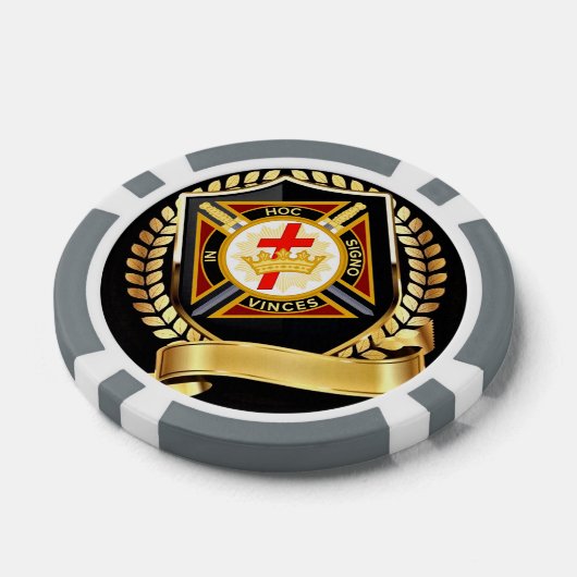 Knight Templar Poker Chips (Enkel)