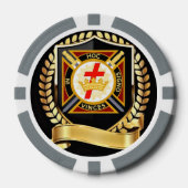 Knight Templar Poker Chips (Voorkant)
