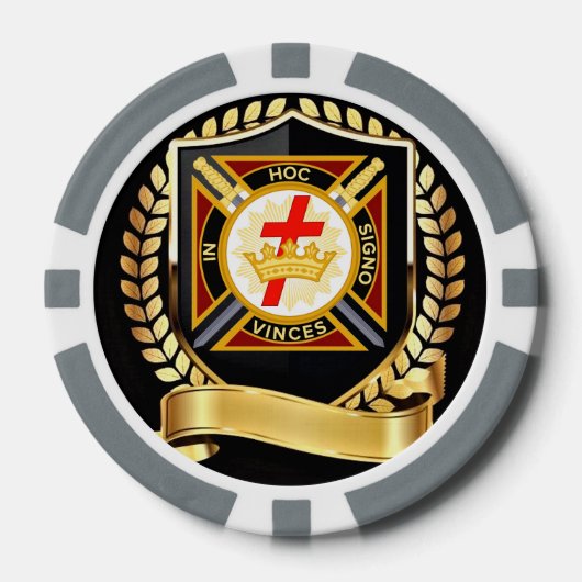 Knight Templar Poker Chips (Voorkant)