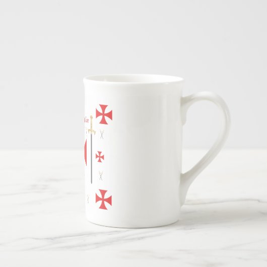 Knight Templar Porselein Kop (Rechts)