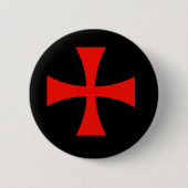 Knight Templar Ronde Button 5,7 Cm (Voorkant)