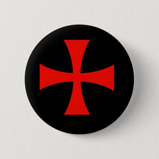 Knight Templar Ronde Button 5,7 Cm (Voorkant)