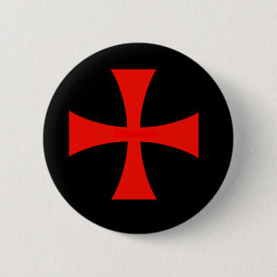 Knight Templar Ronde Button 5,7 Cm