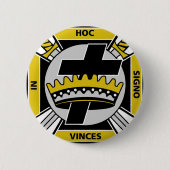 Knight Templar Ronde Button 5,7 Cm (Voorkant)