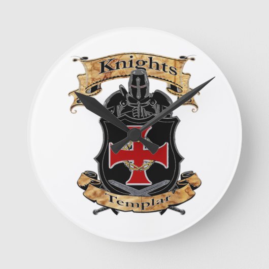 Knight Templar Ronde Klok (Voorkant)