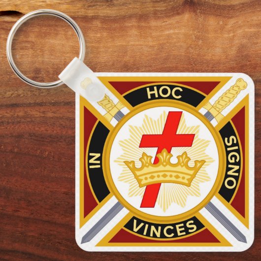 Knight Templar Sleutelhanger (Voorkant)