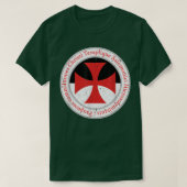 Knight Templar T-shirt (Design voorkant)